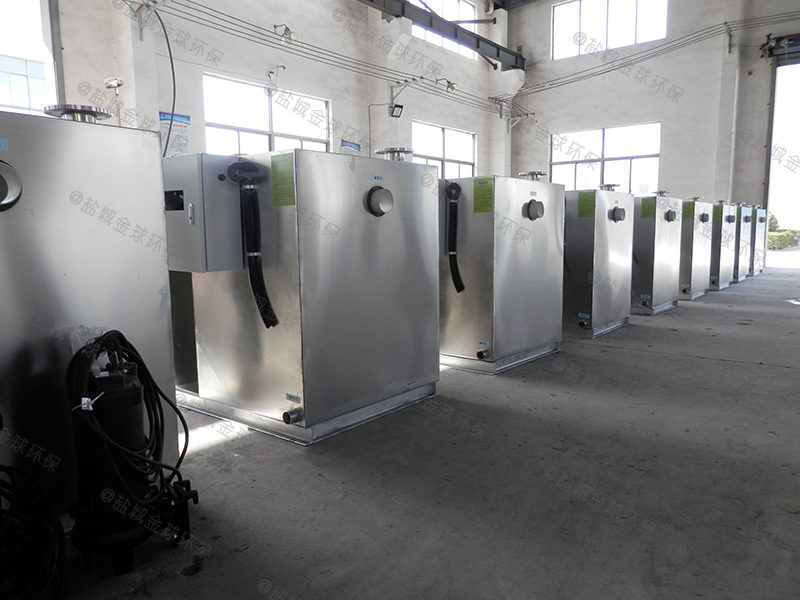 工厂食堂地面式大型自动除渣油水分离器除臭施工方案