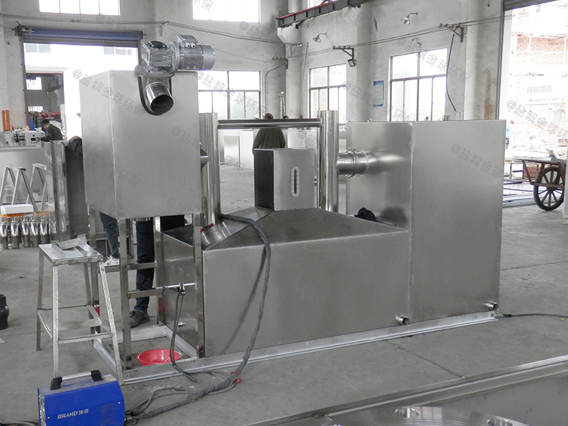工厂食堂地埋式中小型组合式隔油提升一体化设备应用