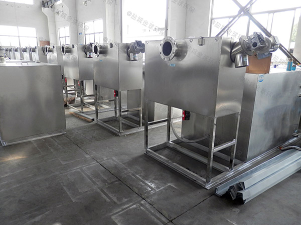 单位食堂中小型地面自动除渣隔油池提升一体化设备生产