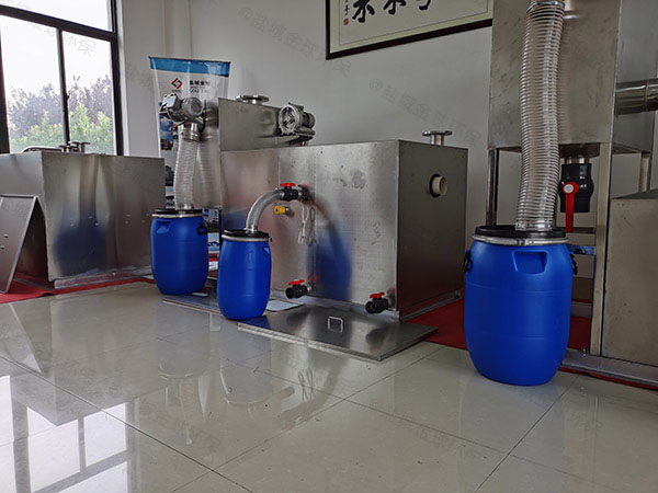 地下室自动化厨房油污水分离器施工方案